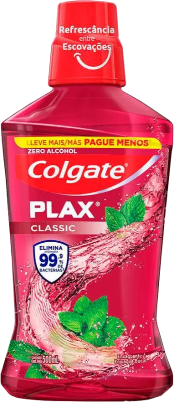 ANTISSÉPTICO BUCAL PLAX 500ML CLASSIC L500P350