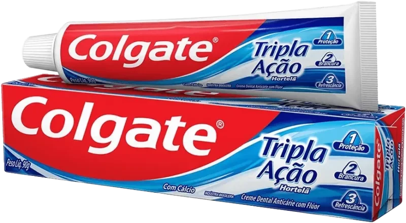 CREME DENTAL COLGATE TRIPLA AÇÃO 090G HORTELÃ