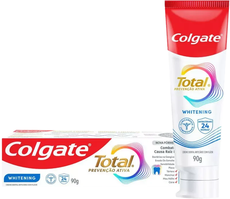 CREME DENTAL COLGATE TOTAL 090G WHITENING