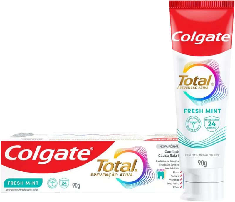CREME DENTAL COLGATE TOTAL 090G FRESH MINT