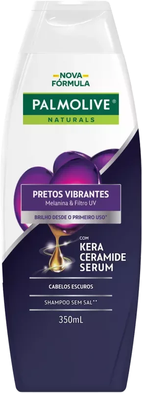 SHAMPOO PALMOLIVE NATURALS 350ML PRETOS VIBRANTES