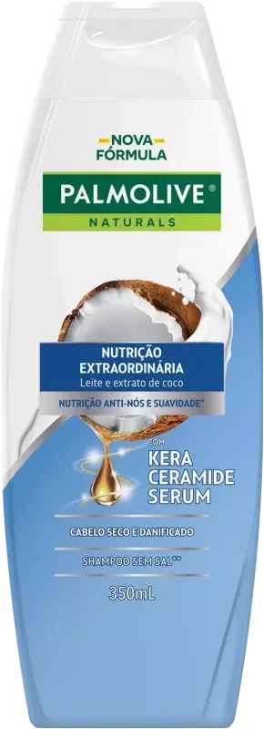 SHAMPOO PALMOLIVE NATURALS 350ML NUTRIÇÃO EXTRAORDINÁRIA