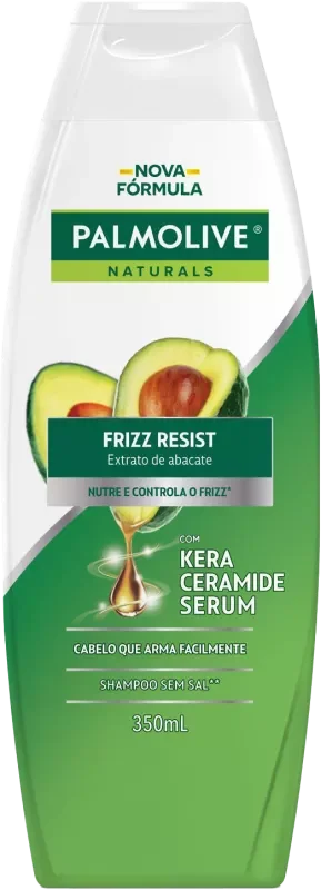 SHAMPOO PALMOLIVE NATURALS 350ML FRIZZ RESIST