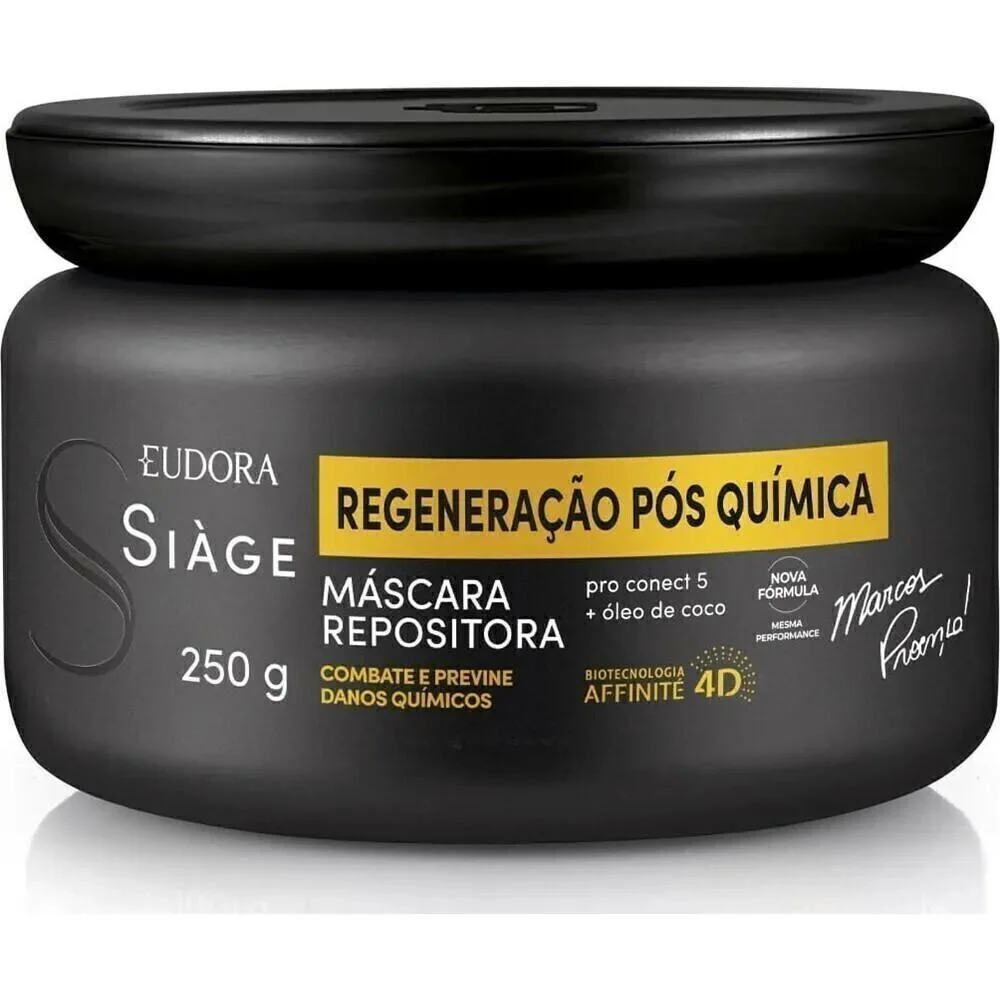 Máscara Capilar Eudora Siàge Regeneração Pós-Química 250g