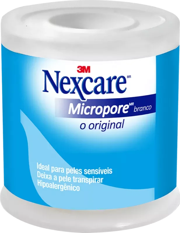 FITA NEXCARE MICROPORE 05CMX4,5M BRANCO