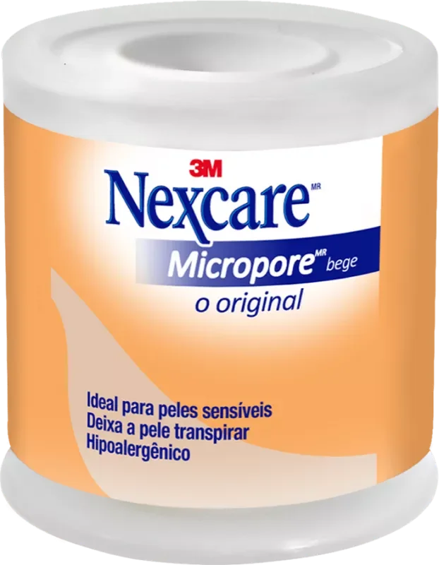 FITA NEXCARE MICROPORE 05CMX4,5M BEGE