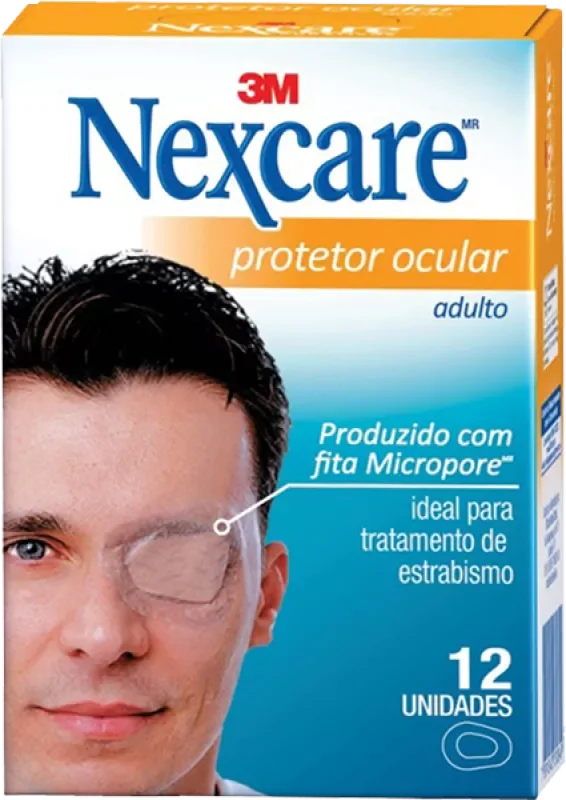PROTETOR OCULAR NEXCARE 12UN ADULTO