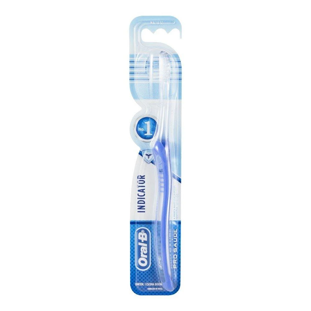 Escova Dental Oral-B Indicator N° 1 Plus Macia 30 com 1 Unidade