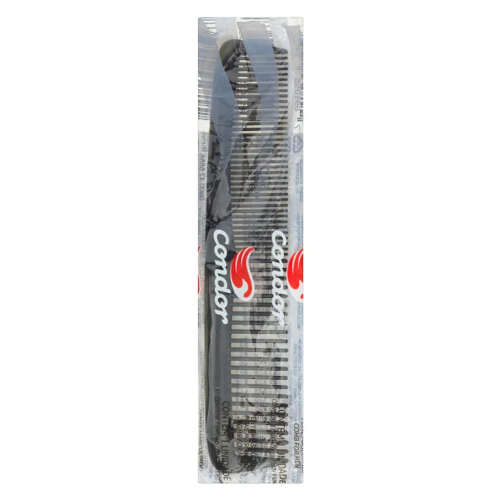 Pente de Cabelo Masculino Preto Condor com 1 Unidade