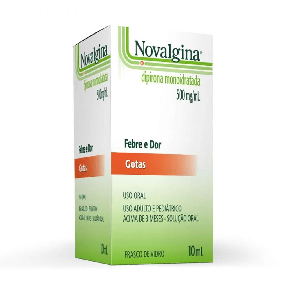 Novalgina 500mg/ml Solução de Uso Oral Frasco Gotejador 10ml