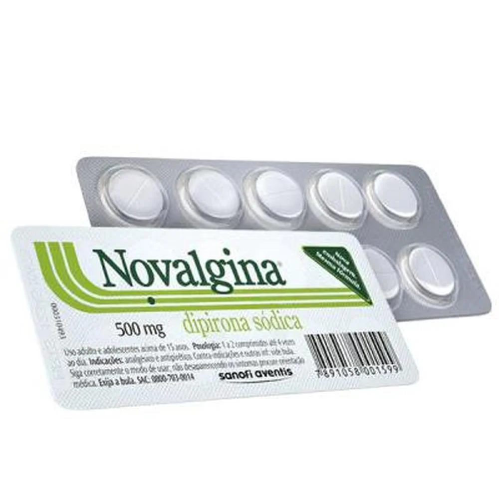 Novalgina 500mg com 10 Comprimidos