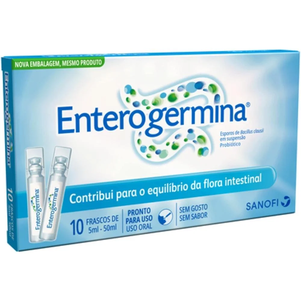 Enterogermina 2Bcfu/5ml Suspensão de Uso Oral com 10 Flaconetes com 5ml