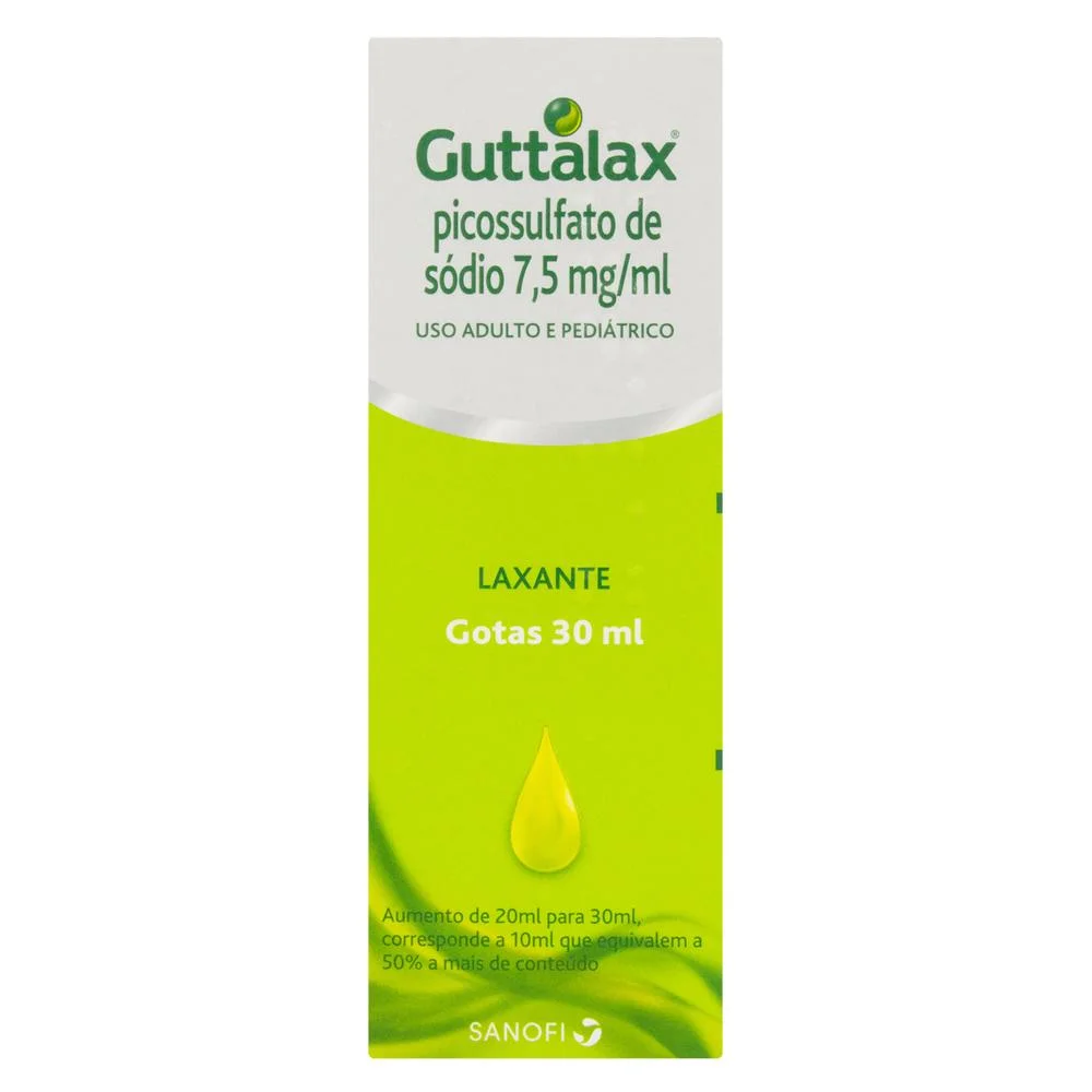 Guttalax 7,5mg/ml Solução de Uso Oral Frasco Gotejador 30ml