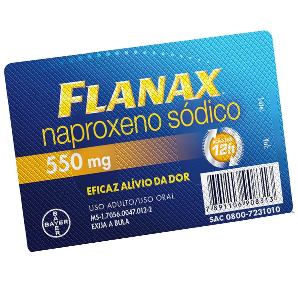 Flanax 550mg com 2 Comprimidos Revestidos