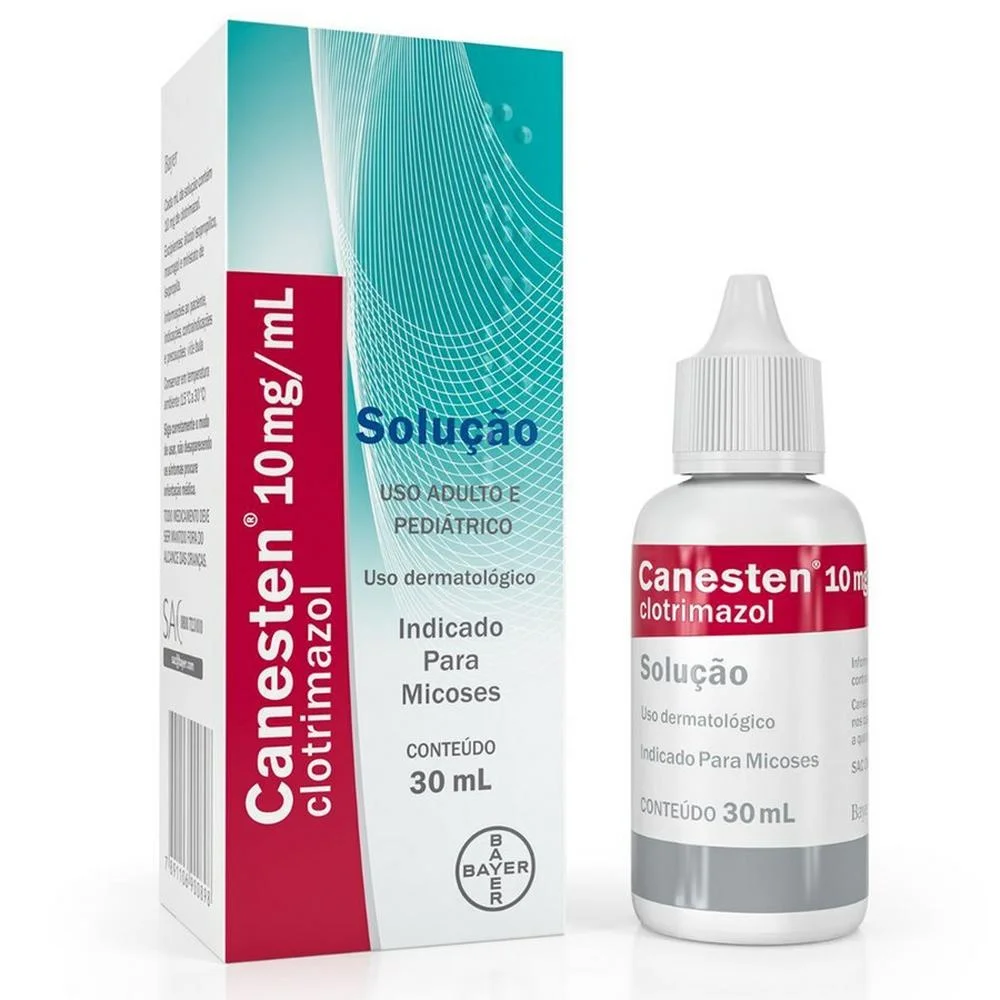 Canesten 10mg/ml Solução de Uso Dermatológico 30ml