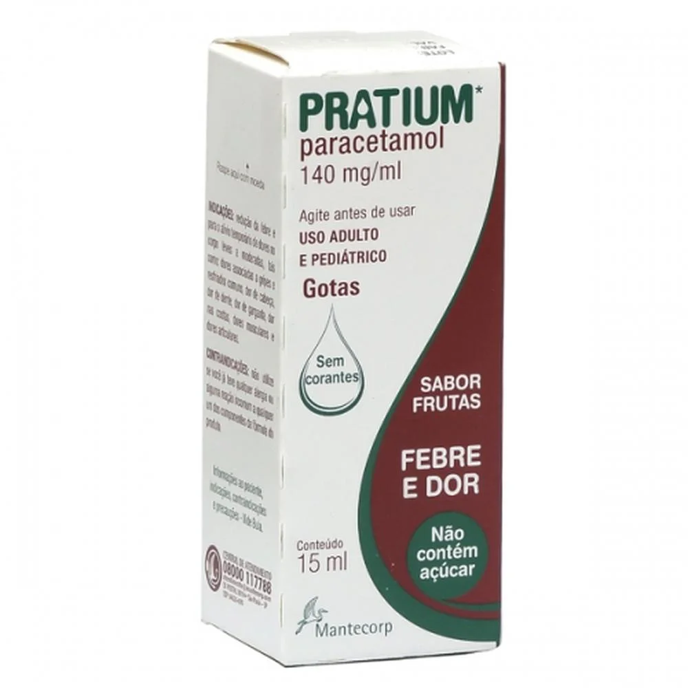 Pratium 140mg/ml Suspensão de Uso Oral Frasco Gotejador 15ml