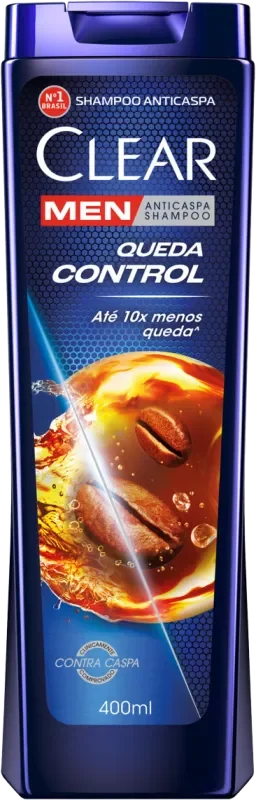 SHAMPOO CLEAR 400ML ANTICASPA MEN QUEDA CONTROL