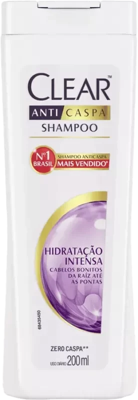 SHAMPOO CLEAR 200ML ANTICASPA HIDRATAÇÃO INTENSA