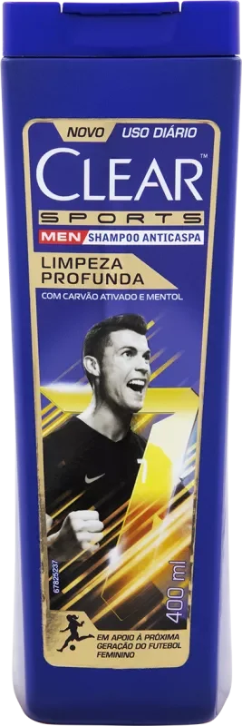 SHAMPOO CLEAR 400ML ANTICASPA MEN LIMPEZA PROFUNDA