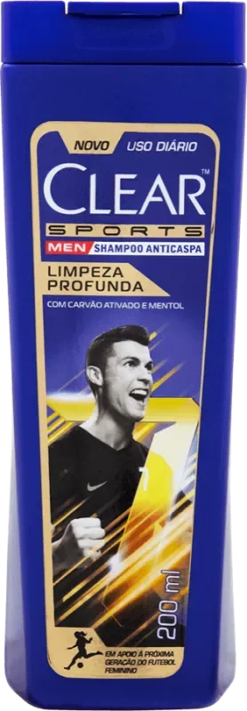 SHAMPOO CLEAR 200ML ANTICASPA MEN LIMPEZA PROFUNDA