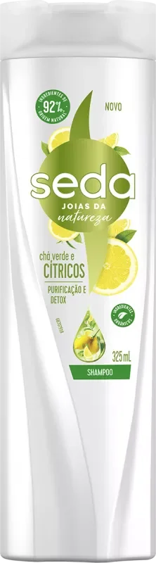 SHAMPOO SEDA 325ML CHÁ VERDE E CÍTRICOS