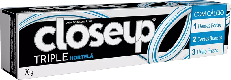 CREME DENTAL CLOSE UP 070G TRIPLE HORTELÃ