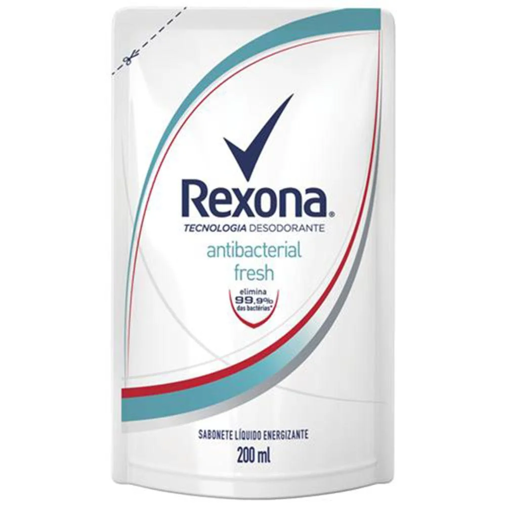 Sabonete Líquido Rexona Antibacterial Fresh Refil 200ml