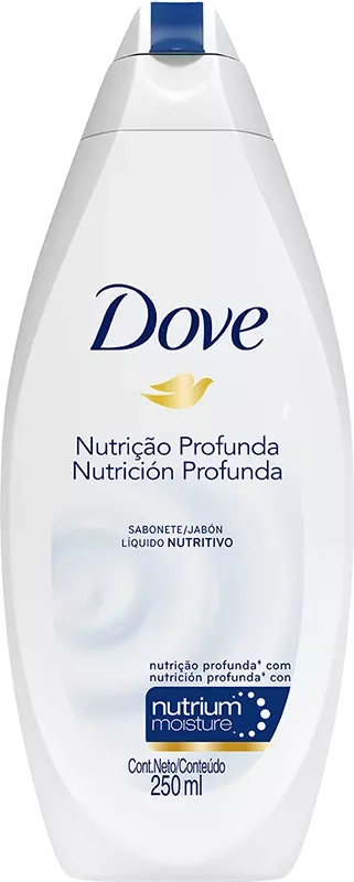 SABONETE DOVE 250ML LÍQUIDO NUTRIÇÃO PROFUNDA