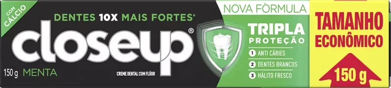 CREME DENTAL CLOSE UP 150G TRIPLE MENTA