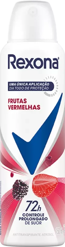 DESODORANTE REXONA AEROSSOL 150ML FEMININO FRUTAS VERMELHAS