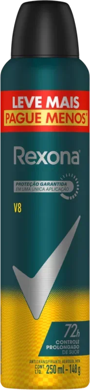 DESODORANTE REXONA AEROSSOL 250ML MEN V8