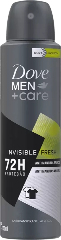 DESODORANTE DOVE AEROSSOL 150ML MEN CARE INVISIBLE FRESH