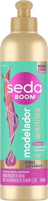 CREME PARA PENTEAR SEDA 0350ML BOOM MODELADOR ANTIFRIZZ