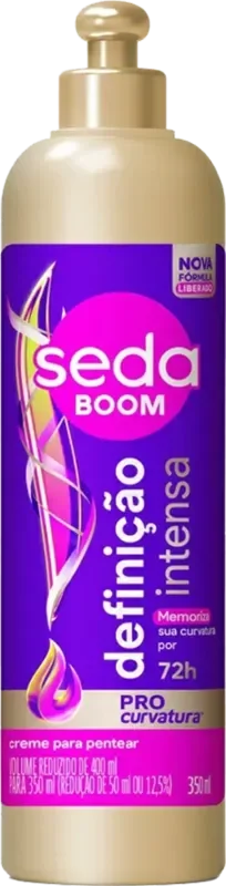 CREME PARA PENTEAR SEDA 0350ML BOOM DEFINIÇÃO INTENSA