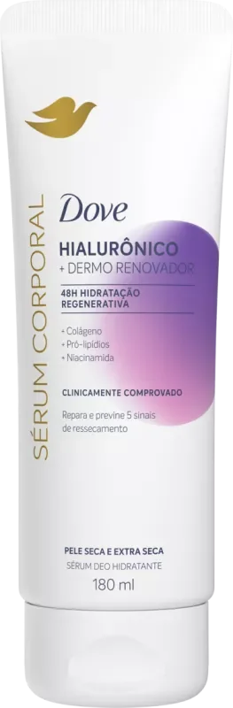SÉRUM CORPORAL DOVE 180ML HIALURÔNICO + DERMO RENOVADOR