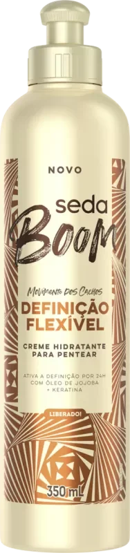 CREME PARA PENTEAR SEDA 0350ML BOOM DEFINIÇÃO FLEXÍVEL