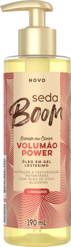 ÓLEO CAPILAR SEDA 190ML BOOM VOLUMÃO POWER