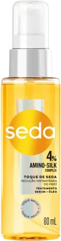 ÓLEO SÉRUM CAPILAR SEDA 060ML TOQUE DE SEDA