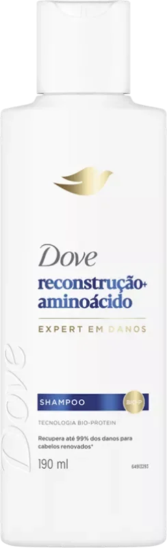 SHAMPOO DOVE 190ML RECONSTRUÇÃO + AMINOÁCIDO