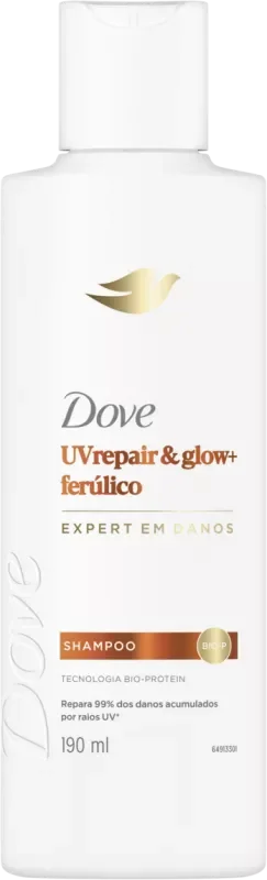 SHAMPOO DOVE 190ML UV REPAIR & GLOW + FERÚLICO