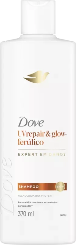 SHAMPOO DOVE 370ML UV REPAIR & GLOW + FERÚLICO