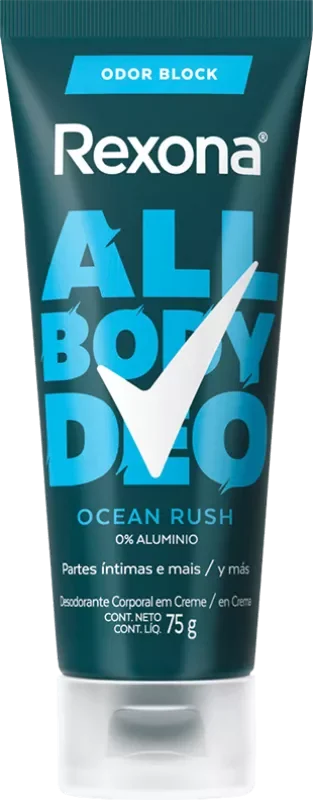 ALL BODY DEO REXONA CREME 75G OCEAN RUSH
