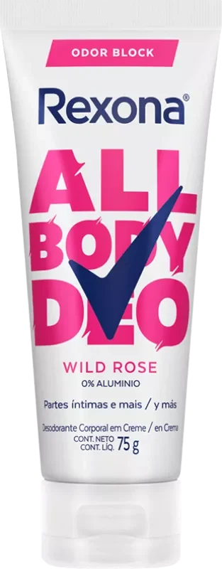 ALL BODY DEO REXONA CREME 75G WILD ROSE