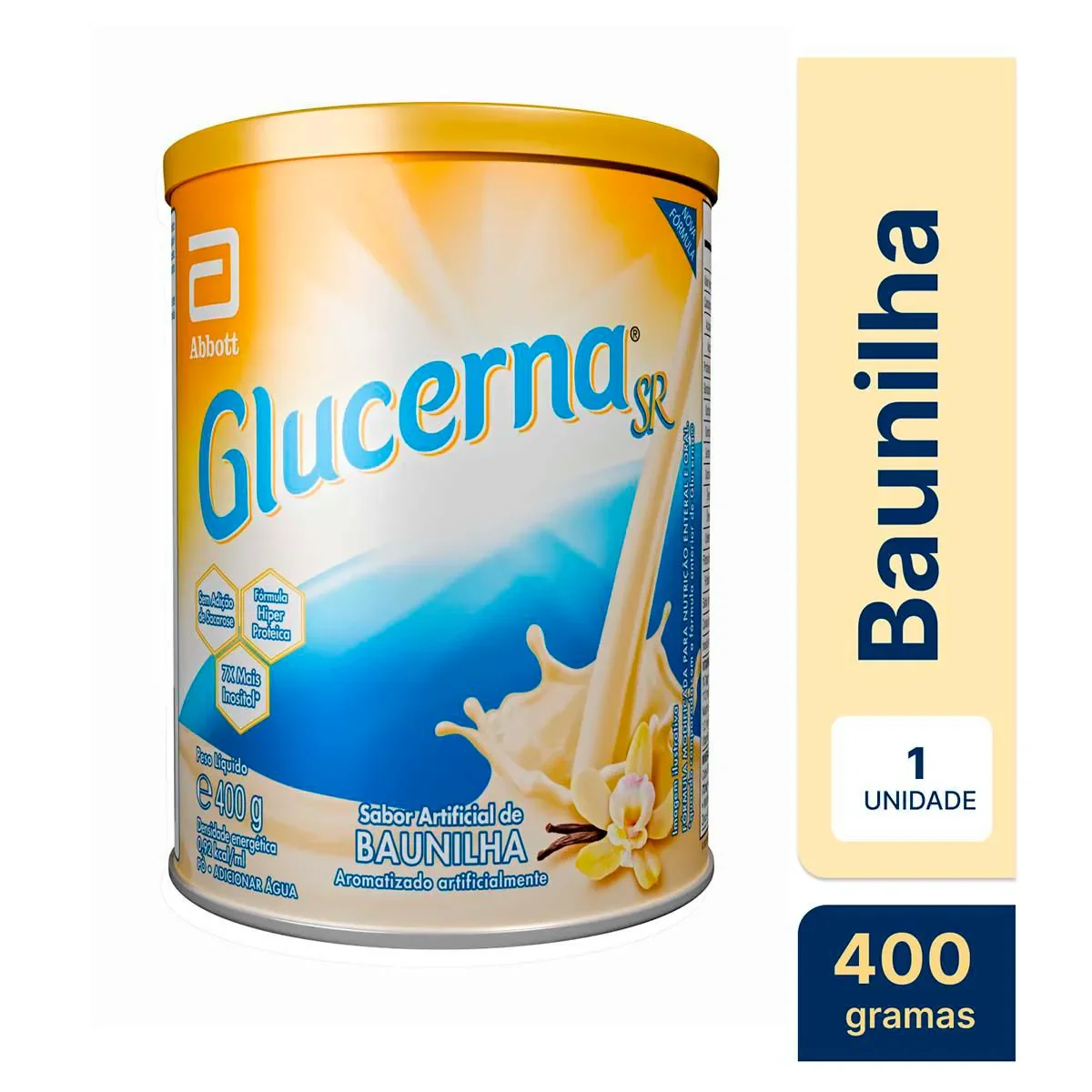 Suplemento Alimentar Glucerna SR Baunilha 400g
