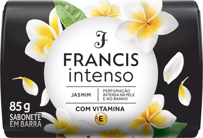 SABONETE FRANCIS 85G INTENSO BRANCO JASMIM