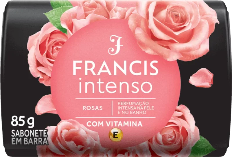 SABONETE FRANCIS 85G INTENSO ROSA CLARO ROSAS