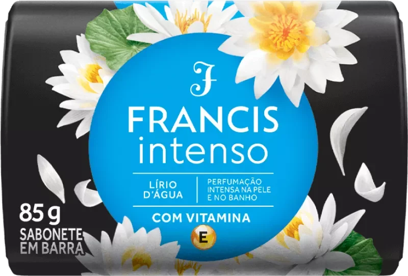 SABONETE FRANCIS 85G INTENSO AZUL LÍRIO D'AGUA