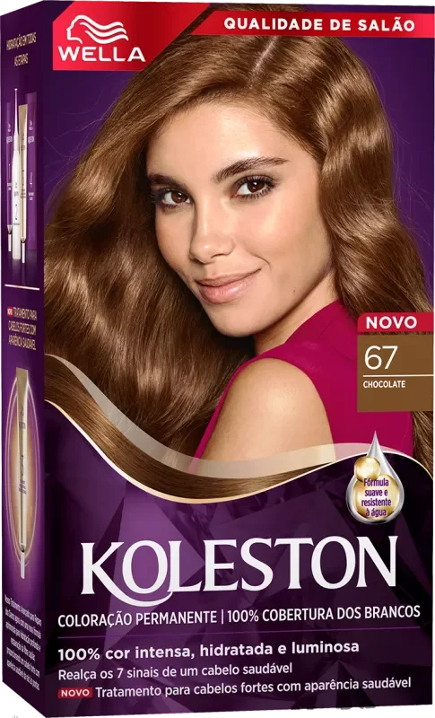 COLORAÇÃO KOLESTON KIT 0067 CHOCOLATE