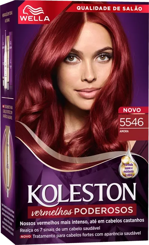 COLORAÇÃO KOLESTON KIT 5546 AMORA
