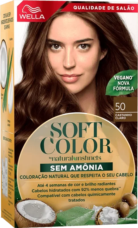 COLORAÇÃO SOFT COLOR KIT 0050 CASTANHO CLARO